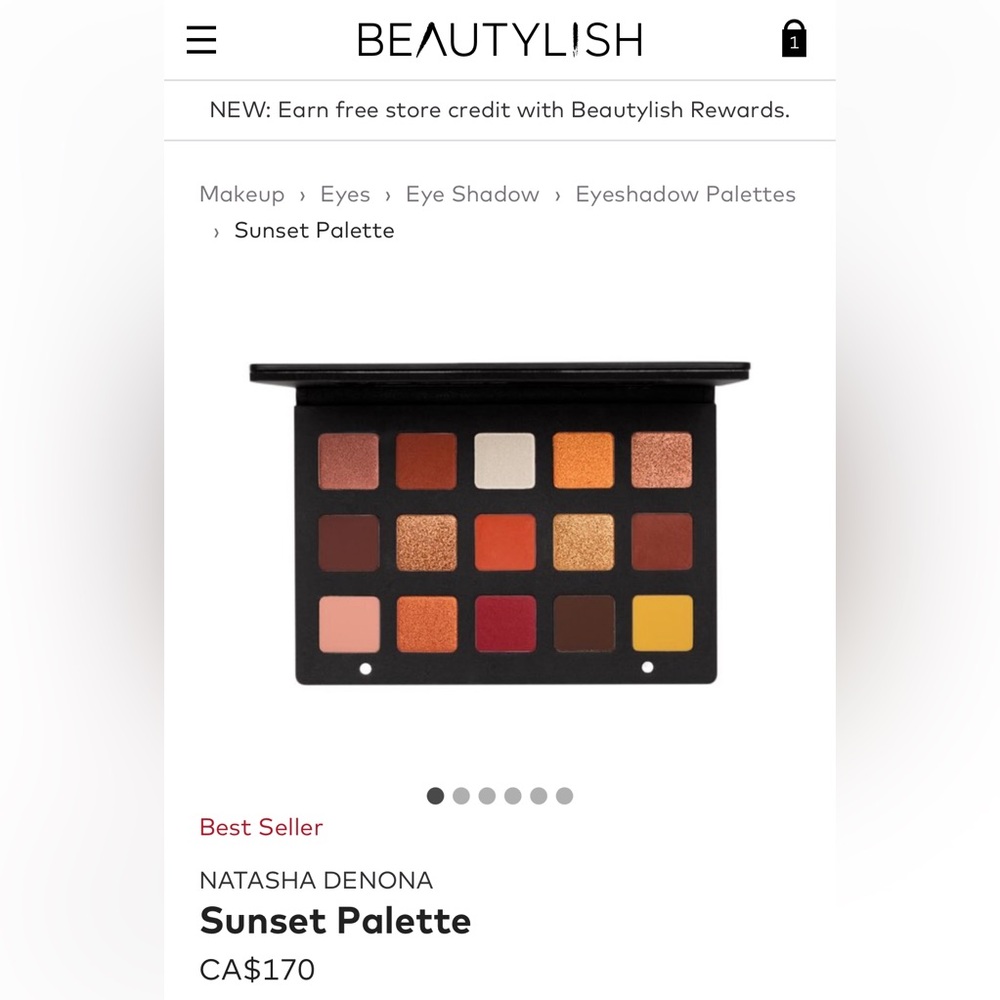 Natasha Denona Sunset Eyeshadow Palette